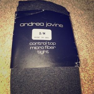 AndreaJovine Marled Grey Microbfiber Tights S/M